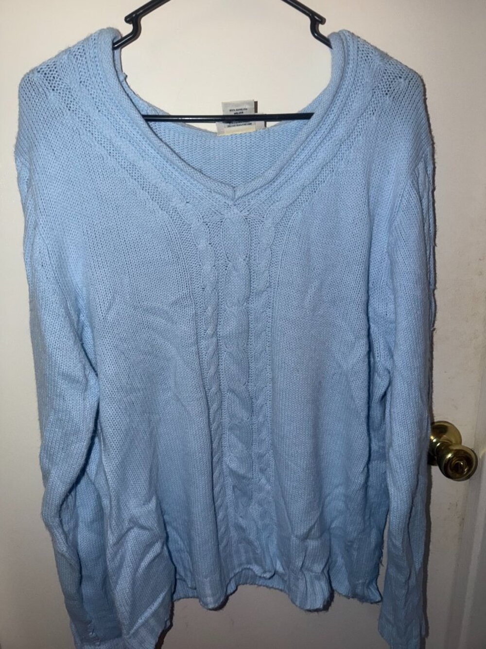 Faded Glory Baby Blue Sweater W 18W-20W